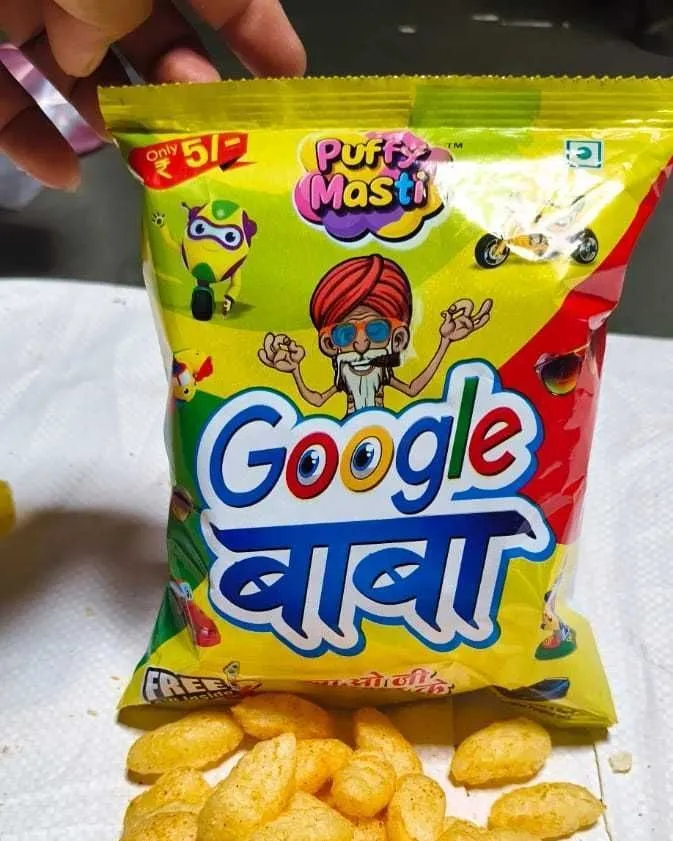 Google Baba ₹5 packet from Puffy Masti